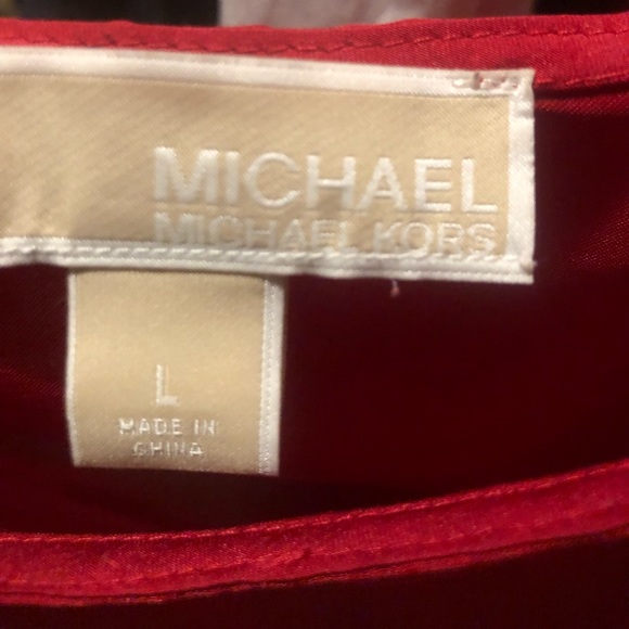 Micheal Kors red blouse - Picture 5 of 5